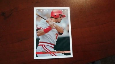 1993 UPPER DECK # 400 DAVE MARTINEZ  BASEBALL CARD - Image 1 of 2