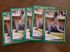 1994 Panini Album Stickers 5 Sticker Lot Bernie Williams #106 New York Yankees