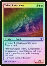 Yoked Plowbeast FOIL Shards of Alara NM White Common MAGIC MTG CARD ABUGames