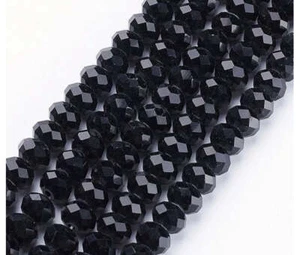 85 Pcs, 6mm Glass Crystal Beads Rondelle 1 String - Picture 1 of 32