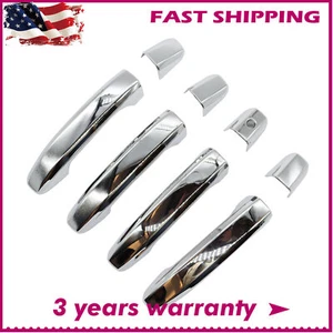 Chrome 4 Door Handle Cover For Chevy Silverado 2020-2022 1500+2500+3500+HD Truck - Bild 1 von 9