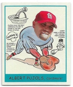 2007 Upper Deck Goudey Heads Up #276 Albert Pujols St. Louis Cardinals px4cb - Foto 1 di 1