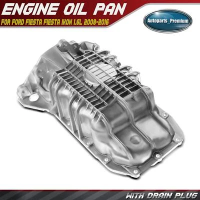 全新发动机油盘 适用于福特 Fiesta Fiesta Ikon I4 1.6L 2008 - 2016 FP79A BE8Z6675A — 第 1/4 张图片