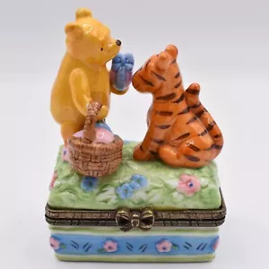 "Pooh and Tigger" - Caja clásica con bisagras de porcelana Pooh - Imagen 1 de 8