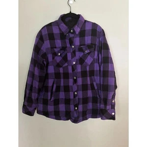 Unik International Women's Motorcycle Flannel XL Protective Armor NOT INCLUDED - Picture 1 of 10