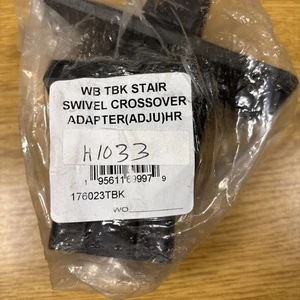 Westbury Treppenweiche Adapter 176023TBK schwarz Aluminium 2" Pfosten - Bild 1 von 3
