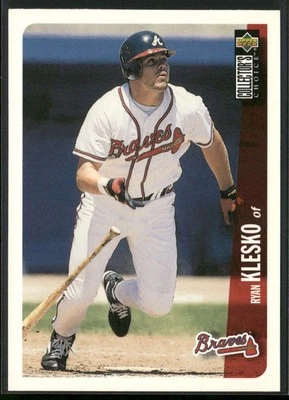 Ryan Klesko 1996 Collector's Choice #460 Atlanta Braves - Image 1 of 2