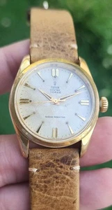 Vintage TUDOR Yorke By Rolex Ref 7904 Cal 1156 Honeycomb Dial Men's Manual Watch - Picture 1 of 23
