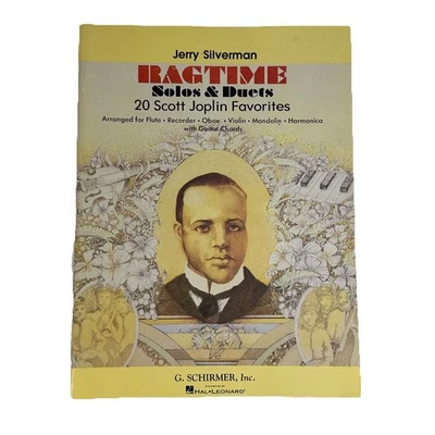 Ragtime Solos and Duets 20 Scott Joplin Favorites Hal Leonard HL50462620 Book - Image 1 of 2