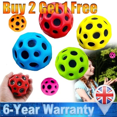 Moon Ball 7cm Extreme Space Ball PU Bounce Balls for Active Play Outdoor Games - Image 1 of 4