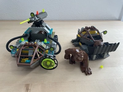 LEGO Rock Raider Set Lote 4970 Cromo Trituradora 4950 Cargador-Topadora Incompleto Usado Foto 1 de 4