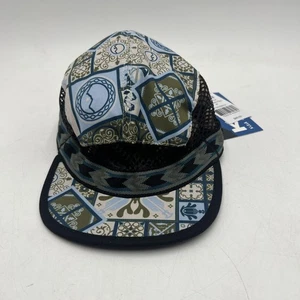 KAVU Trailrunner Mütze Herren Medium Patchwork Play blau grün Mesh Kappe Riemen hinten - Bild 1 von 8