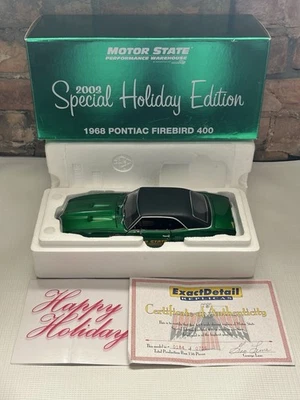 Motor State 2003 Special Holiday Edition 1968 Pontiac Firebird 400 Exact Detail - Image 1 of 4