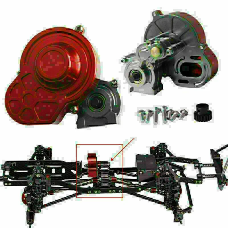 Center Gearbox/Shock Absorber/Axial Chassis Rails For RC Car 1/10 SCX10 II 90046 - Image 1 of 4