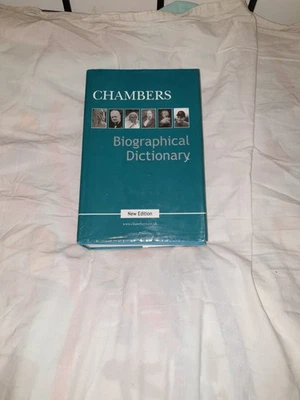 Chambers Biographical Dictionary By Chambers, New Edition Reprinted 2003 - Image 1 of 2