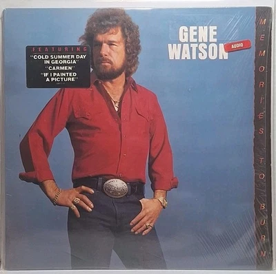 Gene Watson Memories To Burn Vinyl LP 12" Epic BFE 40076 Excellent Condition OOP - Image 1 of 4