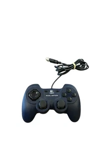 Logitech Dual Action Gamepad Wired USB Controller G-US8 Navy Tested Working - Picture 1 of 4