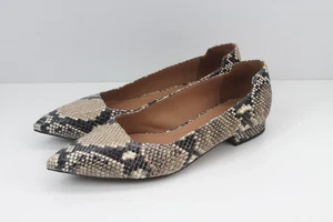 The Fold Saturnia Snake Embossed Leather Pumps EU 37 / UK 4 (1009) - Picture 1 of 10