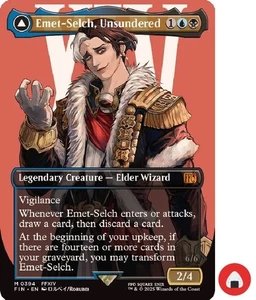 MTG card FF M 0394 Emet-Selch, Unsundered Extended Art FINAL FANTASY English - Picture 1 of 2