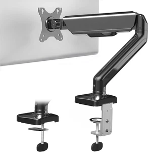VIVO Single Monitor Deck Arm Stand 17 to 32 Inch Universal VESA Mount V001O - Picture 1 of 11