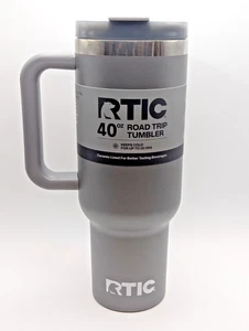 RTIC 40 Oz Ceramic Lined Road Trip Tumbler, Leak-Resistant Lid w/Straw, Graphite - Picture 1 of 11