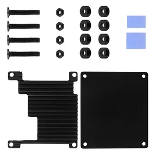1PC New Black Passive Cooling Heat Sinks Case Accessory Fit for Orange Pi Zero 3 - Afbeelding 1 van 14