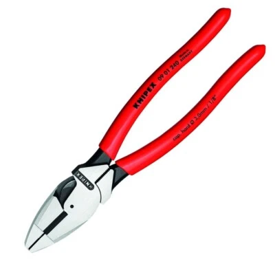 Knipex 9" Lineman's Pliers High Leverage New England Style 0901240 - Image 1 of 3