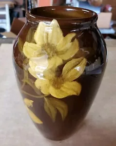 Rookwood 1904 Art Pottery Brown Standard Glaze Ceramic Vase 915D Edith Noonan - Picture 1 of 9