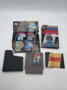 Jaws NES, Nintendo, Game Box, Poster, And Manual Tested Damaged Box/extras - Picture 1 of 16