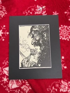 RARE Art Print , ARTHUR RACKHAM , Mounted , FAIRY TALES, MYTHOLOGY FANTASY - Picture 1 of 4