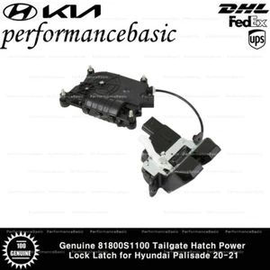Genuine 81800S1100 Tailgate Hatch Power Lock Latch for Hyundai Palisade 20-21 - Picture 1 of 3