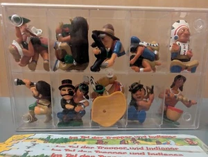 KINDER FERRERO SORPRESINE SERIE COMPLETA TAL TRAPPER INDIANER +cartine - Foto 1 di 3