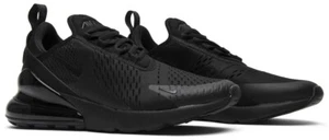 Nike Air Max 270 Triple Black Mens US Size 10 Sneakers Casual Shoes Brand New✅ - Picture 1 of 7