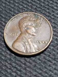 1944 Wheat Penny No Mint Mark Error - Picture 1 of 2