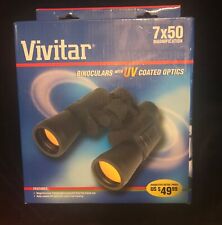 Vivitar Binoculars 7 x 50 Magnification UV Coated Optics NEW