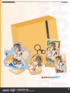 Official Honkai Impact 3 VILL-V Badge Acrylic Stand Keychain Ticket Gift Box Set - Picture 1 of 7