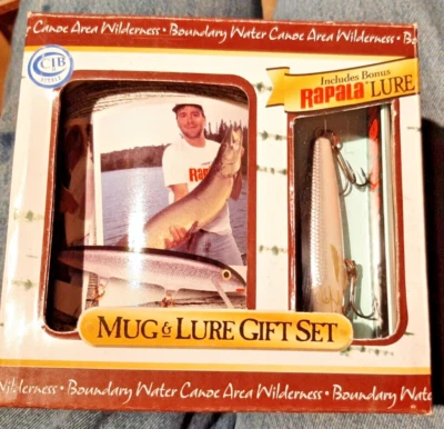 NIB Rapala Mug & Magnum Lure Gift Set in Box Boundary Waters Canoe Area Fishing - Image 1 of 4