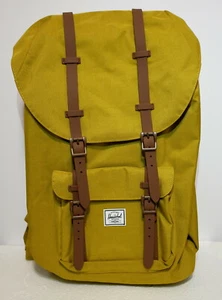 HERSCHEL SUPPLY LITTLE AMERICA 25L (GOLD/BROWN) CANVAS BACKPACK BRAND NEW w/TAG - Picture 1 of 1