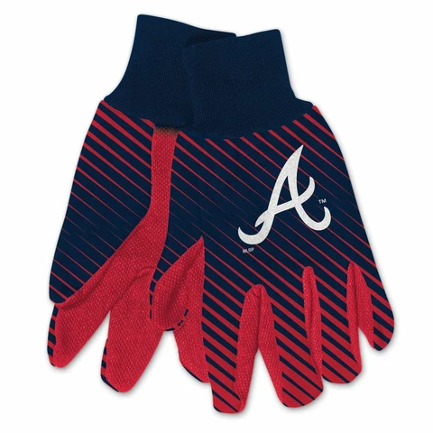 NEW! 2T Atlanta Braves Colored Palm Utility Gloves Cover