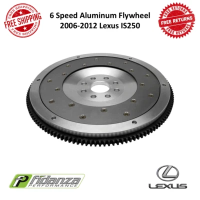 Volante de inercia de aluminio ligero Fidanza 120 dientes para base Lexus IS250 2006-2012 Foto 1 de 4