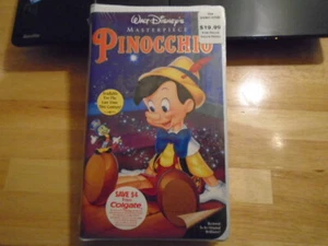 SEALED RARE LIMITED TIME Pinocchio VHS film 1940 DISNEY cartoon Jiminy Cricket ! - Picture 1 of 2