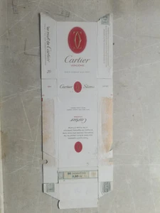 opened empty cigarette hard pack--100 mm-Germany-Cartier - Picture 1 of 1