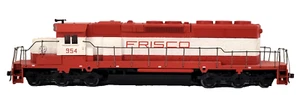 ATHEARN 4430 BLUE BOX HO SCALE SD40-2 FRISCO #954 DC POWERED NEW OTHER TESTED - Picture 1 of 13
