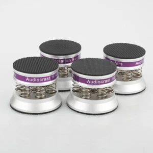 4xHi Fi Isolation 43x37 GEFEDERT PLATTENSPIELER DAMPING FEET-TURNTABLE - Bild 1 von 7