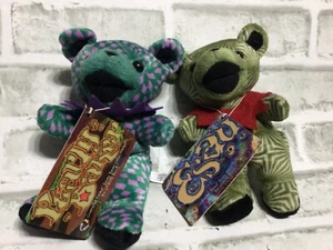 Grateful Dead Collectible Plush Dancing Bears Pearly Baker & Esau - Picture 1 of 2