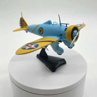 1:63 Boeing P-26 Peashooter Fighter Aircraft Model Diecast Military Collection - Image 1 of 4