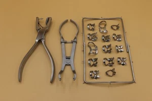 Starter Rubber Dam Kit Set 18 Pieces Dental Filling Instruments Set - Picture 1 of 2