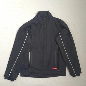 Chaqueta de lluvia de golf Footjoy para hombre con cremallera completa talla S/M negra bolsillos con cremallera - Imagen 1 de 24