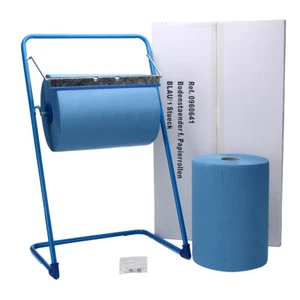 Bodenständer Putztuchrollenhalter bis 38cm + 2x Papiertücher Putztücher 2-LAGIG - Bild 1 von 3