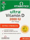 Vitabiotics Ultra Vitamin D Tablets 2000IU Extra Strength - 96 Count ( Pack of 1